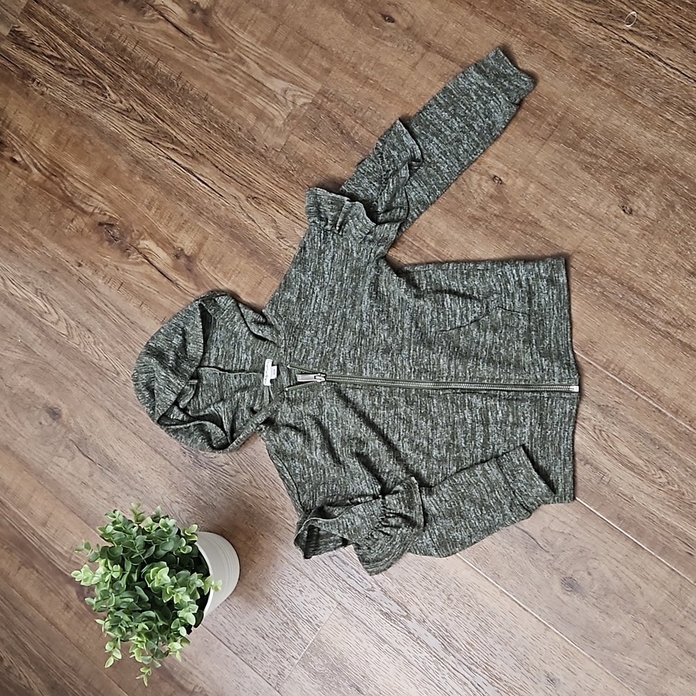 HABITUAL Zip-Up Hoodie (Dark Heather-Green)